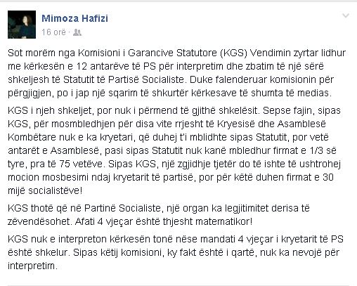 mimoza hafizi postim