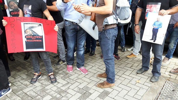 pellumb marnikollaj, proteste tirane1