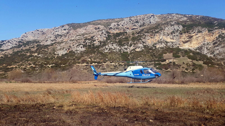 policia, helikopter