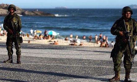 Brazil, blindohet plazhi Kopakabana, ushtria zbret në rrugë kundër policisë