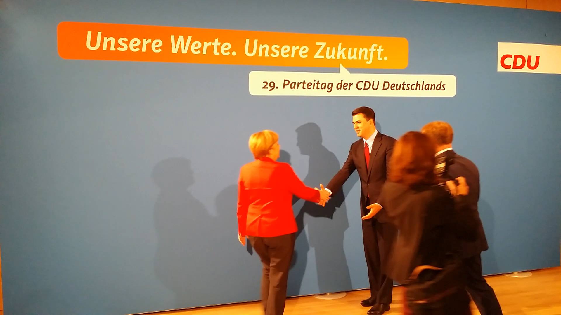 FOTO/ Basha takohet me Merkel: E falenderova për ndihmën ndaj  Shqipërisë