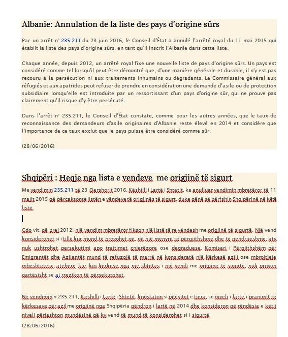 Shqipëria vend i pasigurtë, Belgjika na heq nga lista