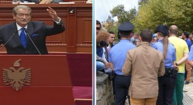 Në kuvend, Berisha: Edi plehu! Edi Plehu!
