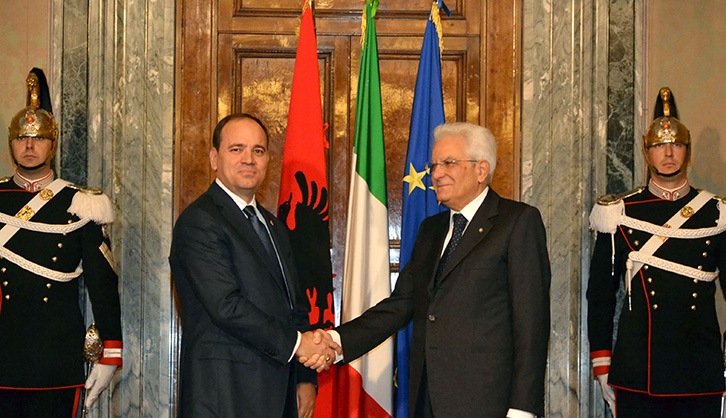 Nishani – Mattarella: Trafikimi i kanabisit kërcënim në rritje për qytetarët shqiptarë dhe italianë