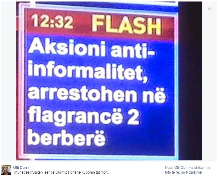 FOTO HUMOR/ Arrestohen dy berberë, rruajtën leshtë e Currit pa kupon tatimor