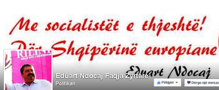 Ja slogani i Eduard Ndocaj për kreun e PS!