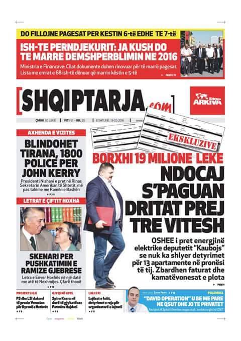 Ja çfarë thotë Eduart Ndocaj për energjinë e pa paguar