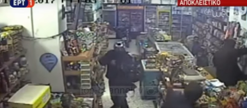 VIDEO/ Shqiptari hero në Athinë, rrezikon të vritet për të ndalur grabitjen e armatosur