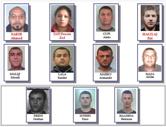 Itali, shkatërrohet banda e hajdutëve 8 persona në kërkim në Shqipëri