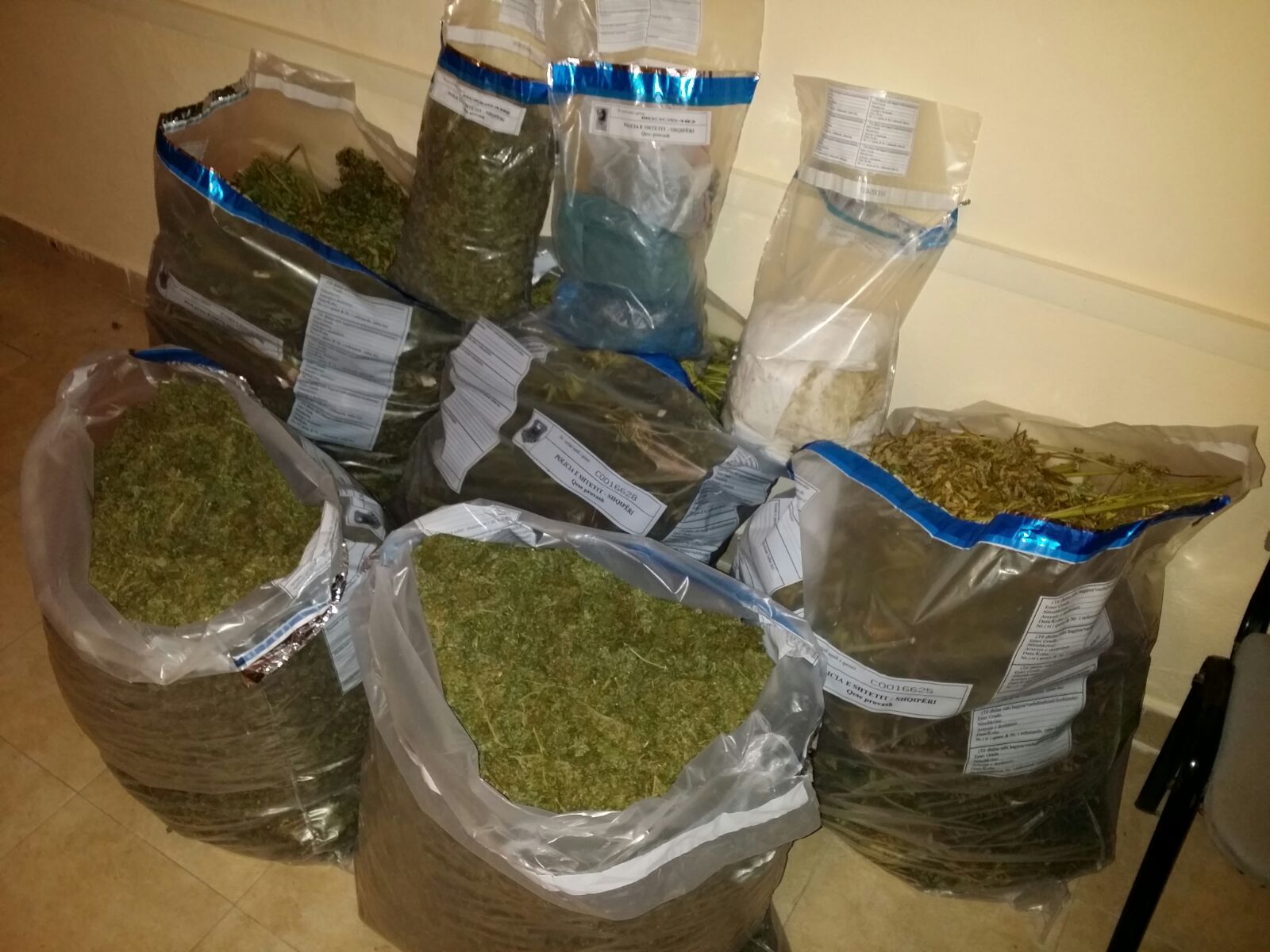 Arrestohet Ermal Hoxha, kapet me 54 kg marijuanë