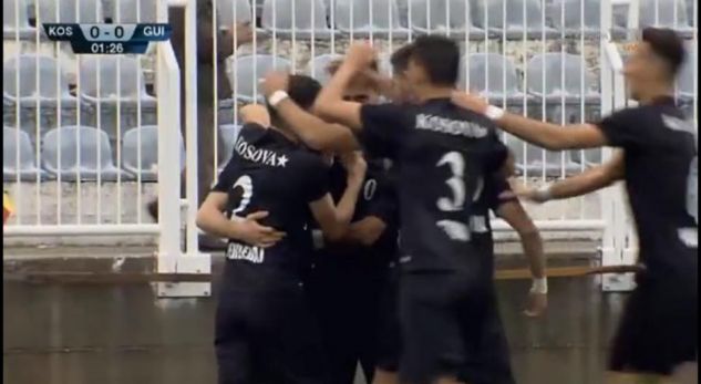 Kombëtarja e Kosovës, ndeshje më Guinenë