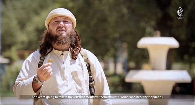 Lavdrim Muhaxheri prezanton monedhën zyrtare të ISIS