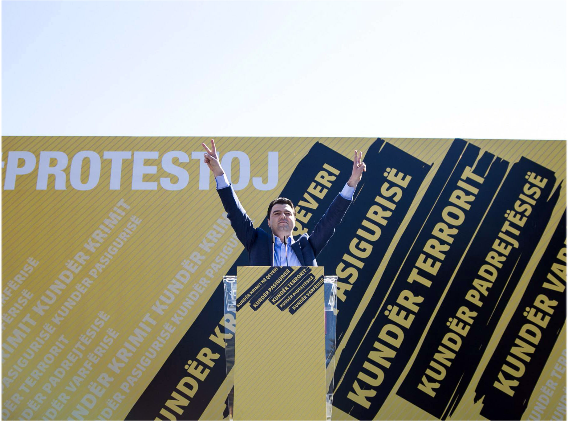 Protesta PD Vlorë, Basha: Krimi në ditë të mirë, nën strehën e dyshes Rama-Meta