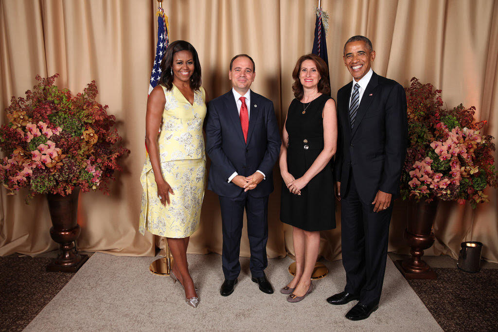 FOTO LAJM/ Obama, Nishani dhe dy Zonjat e Para
