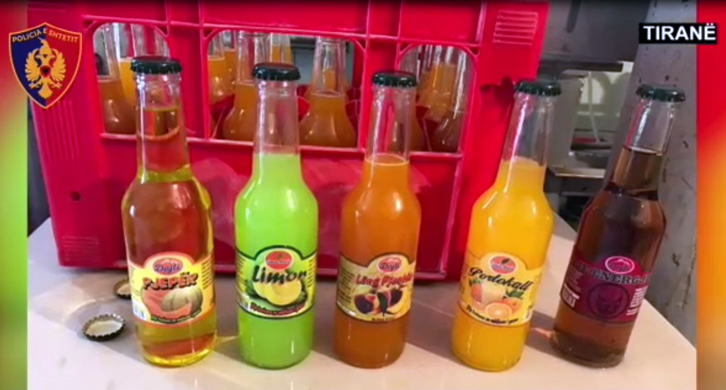 VIDEO/ Tiranë, bllokohet punishtja e falsifikimit të pijeve