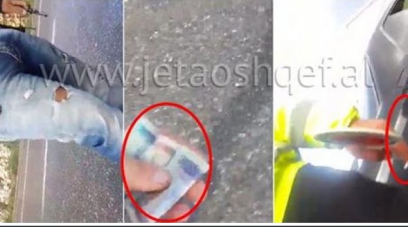 VIDEO/ Polici e gjobit me 20 mijë lekë, pas ‘negociatave’ i merr 15: Ule mor dorën