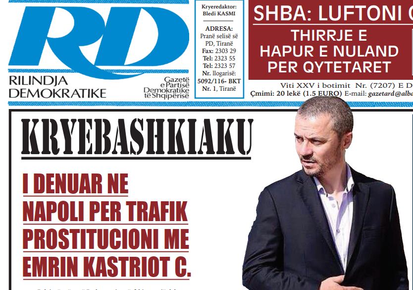 “Artur Bushi i Krujës, me emër Kastriot C. dënuar në Napoli për trafik prostitucioni”