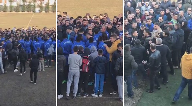 32 tifozë të Tiranës në polici