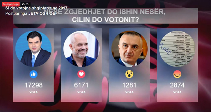 Berisha ka një koment për sondazhin që bën Kryeministër Bashën