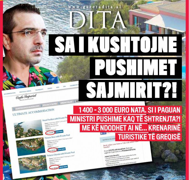 FOTO/ Krenaristi Siamir Tahiri pushime me Krenarin – 1400-3000 euro nata te krenaria turistike e Greqisë