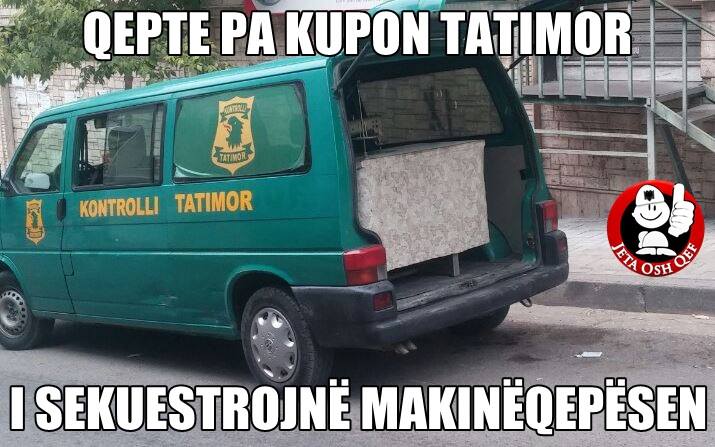 FOTO HUMOR/ Sekuestro rrobaqepëses, arnonte pa kupon tatimor