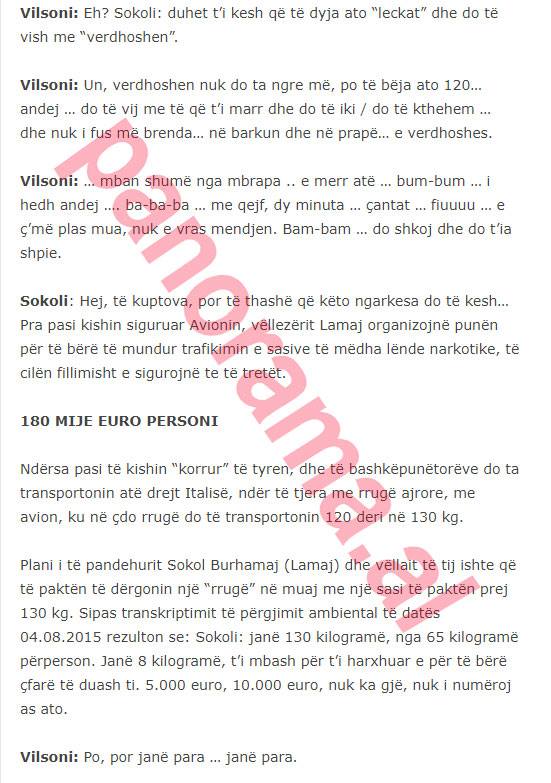 PËRGJIMET E REJA/ Trafikantët e drogës me avion në Itali: Duhen “leckat” dhe do vish me “verdhoshen”