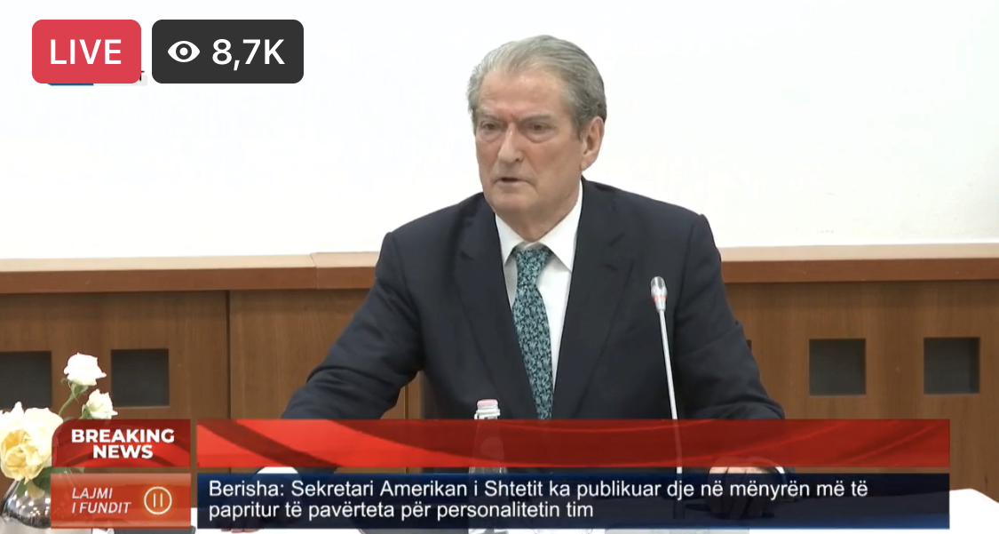 Berisha komenton deklaratën e Bashës dhe heshtjen e Metës