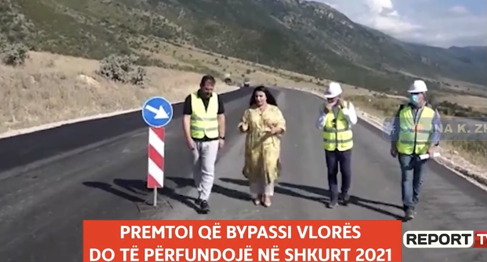 Bypassi Vlore, Ina Zhupa nxjerr videon: Belinda Balluku genjeu 3 here per afatin e perfundimit