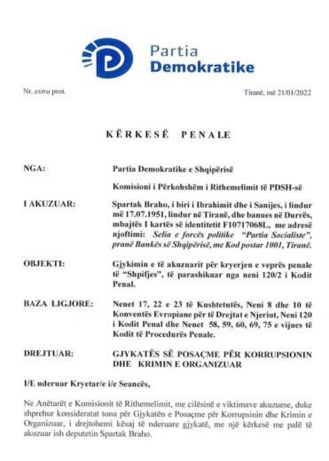 Rithemelimi padit në SPAK Spartak Brahon, ‘vrau’ një deputet tek protesta e PD