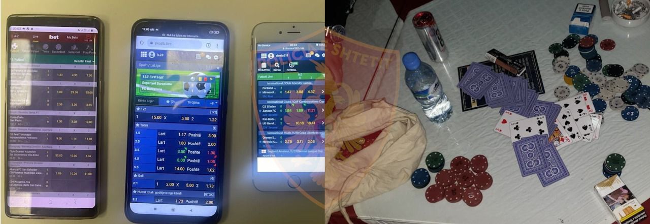 Lojërat e fatit, 4 arrestime në Tiranë, sekuestrohen pajisje dhe procedohen penalisht 2 persona
