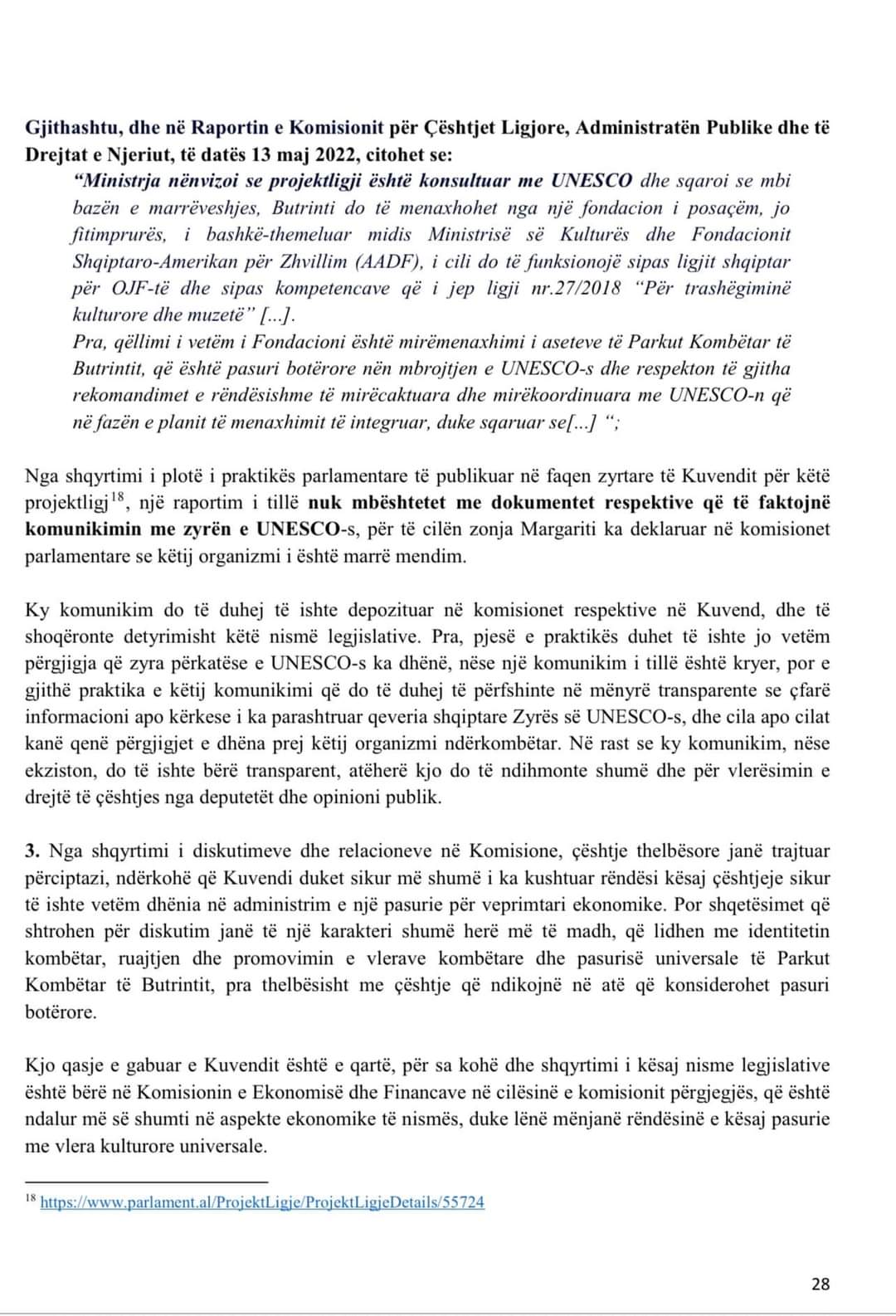 Meta rrëzon koncesionin e Butrintit, deputetja e Sarandës fton deputetët ta rrëzojnë edhe në Kuvend