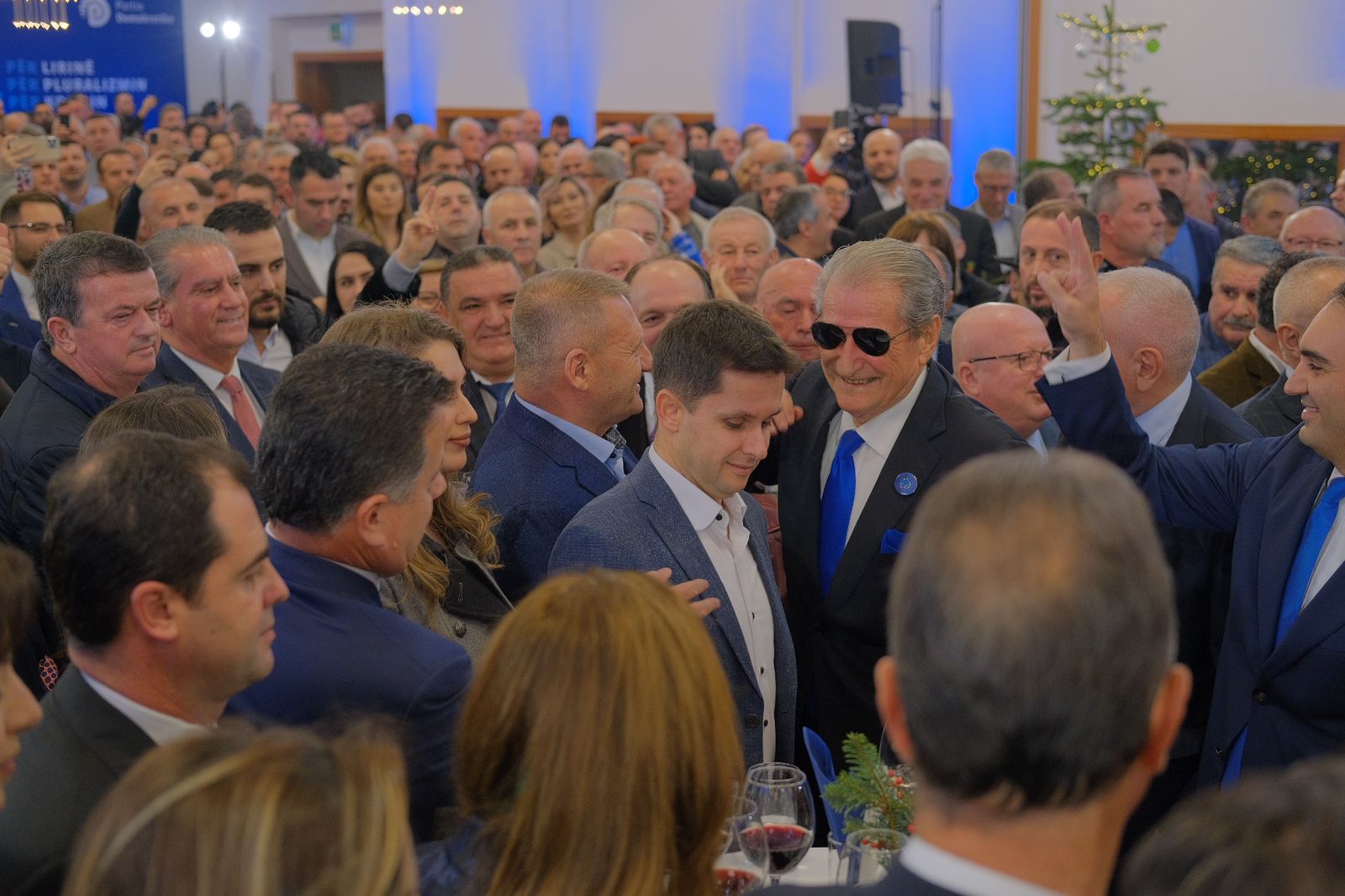 PD feston 32 vjetorin e krijimit, Berisha me themelues e rithemelues