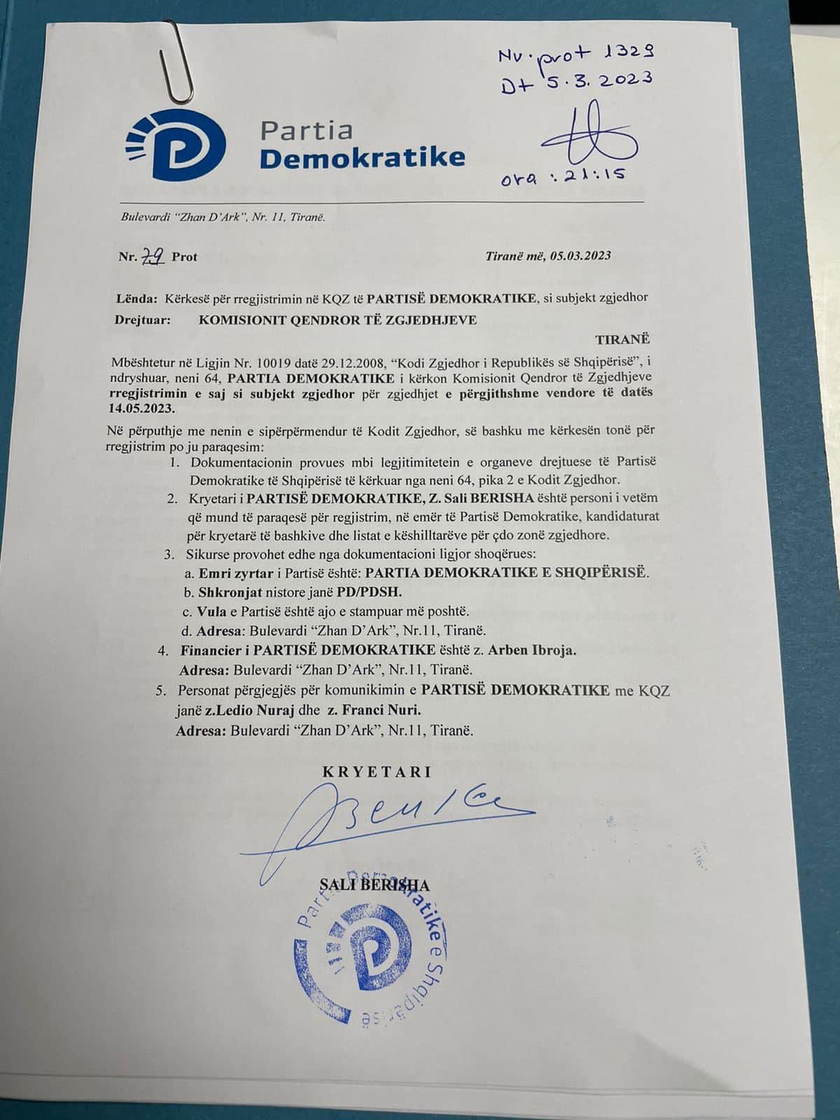 KËRKESA/ Bylykbashi: Pse KQZ duhet të regjistrojë PD e rithemelimit për zgjedhje