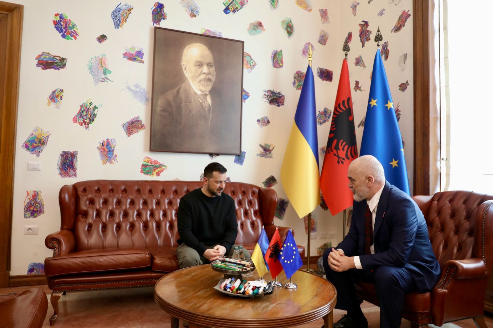 Presidenti Zelenski, takim me Kryeministrin Rama