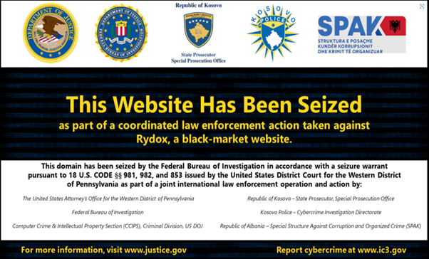 Rydox, sekuestrohet faqja që vidhte e shiste të dhëna kofidenciale, 3 në pranga