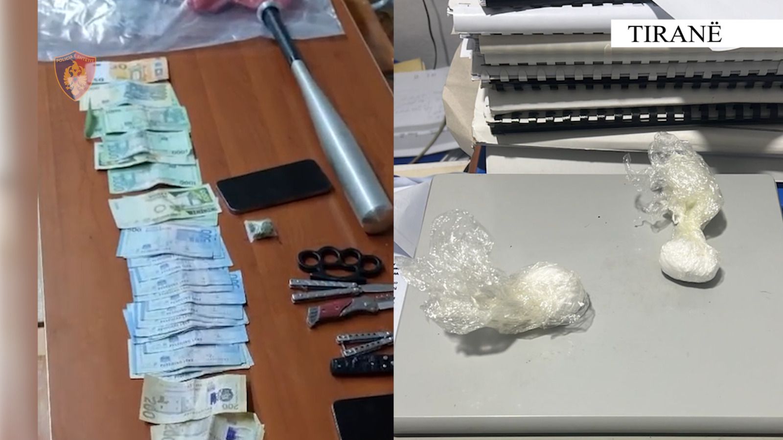 Dy në pranga në Tiranë, shisnin për qejf të vet koka dhe kanabis