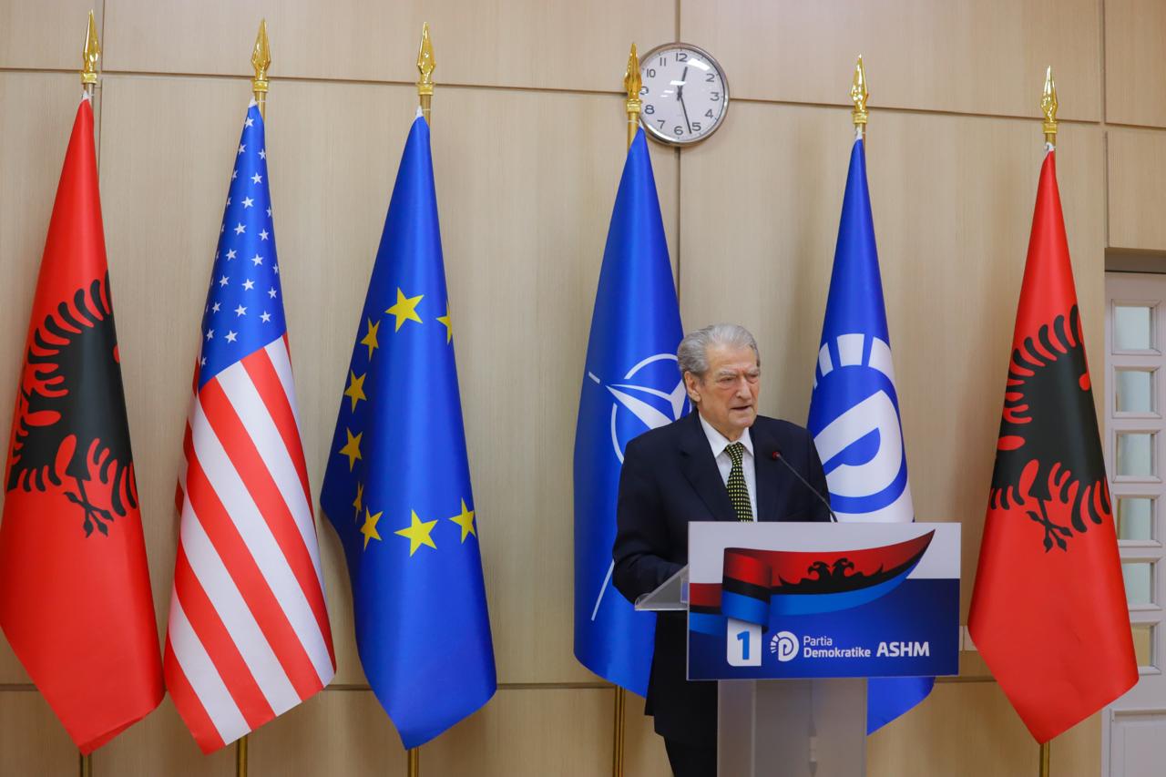 Berisha: Faktori ndërkombëtar do të qëndrojë i palëkundur në anën e votës së lirë të shqiptarëve