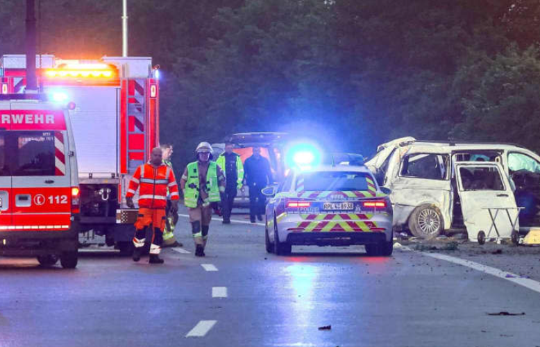 Aksident tragjik në Gjermani, 3 shqiptarë pa jetë, 4 të plagosur