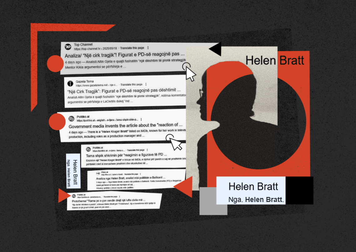 Një cirk tragjik: Në median shqiptare, një ‘analiste e fabrikuar’ bëhet virale