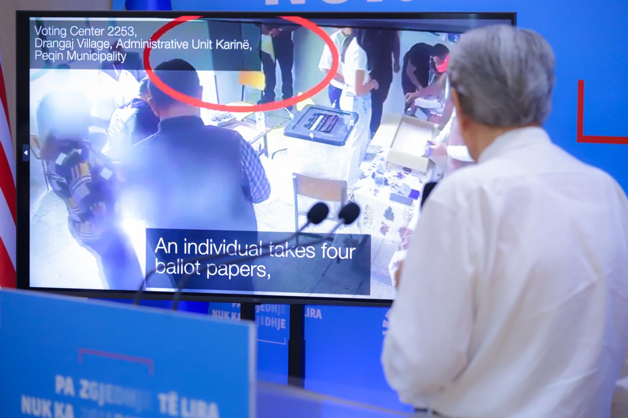 Video e manipulimit të votimit shfaqet para përfaqësuesve të Këshillit të Europës në Strasburg