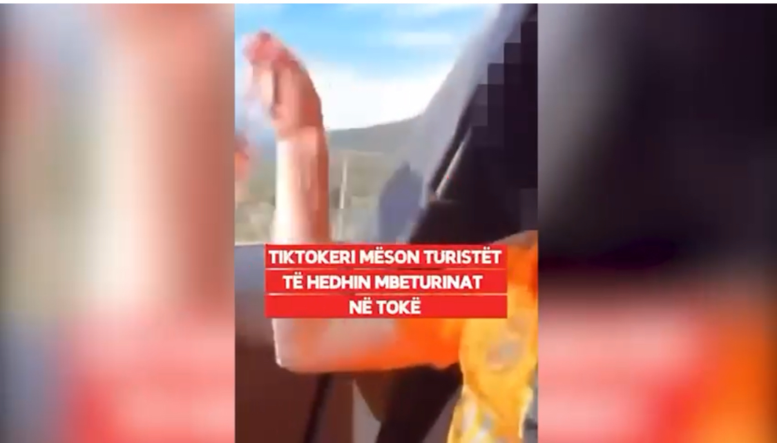 VIDEO/ Video me mbeturina nga dritarja e makinës i kushtoi 100 mijë lekë gjobë