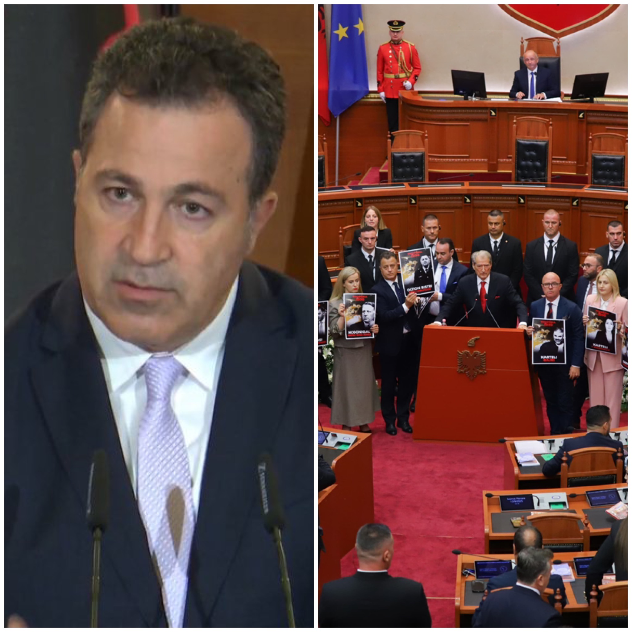 Niko Peleshi votohet në Kuvend, opozita në vend të votave foto me korrupsion, Tritan Shehu thyen rregullin