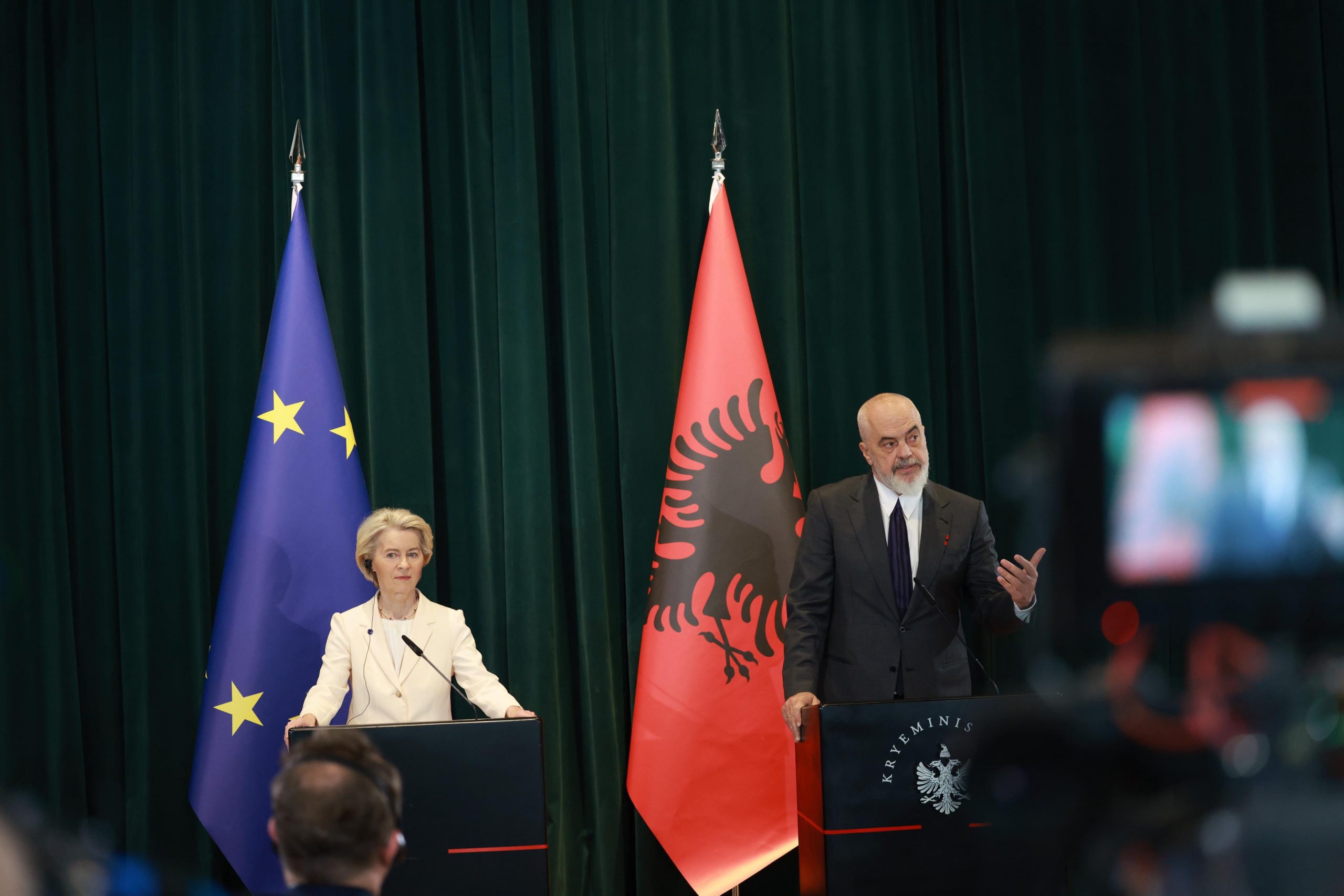 Von der Leyen: Shqipëria në rrugën e duhur drejt BE-së, kapitulli i fundit hapet këtë vjeshtë