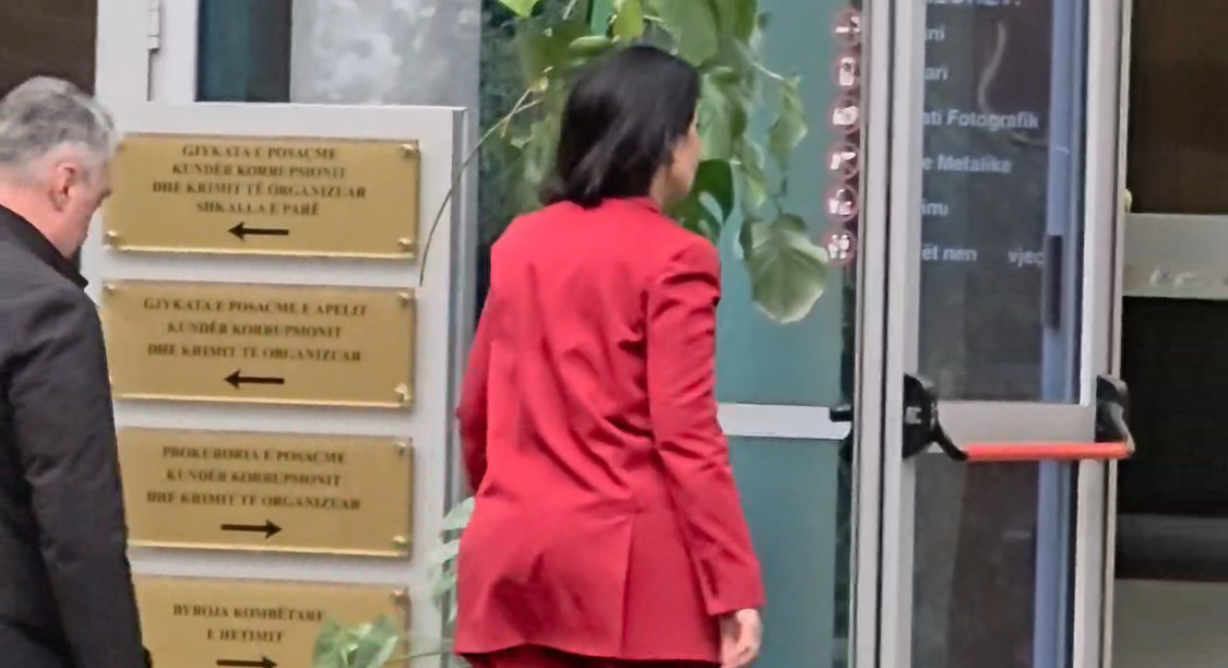 Belinda Balluku paraqitet në GJKKO për vlersimin e masës së sigurisë ndaj saj