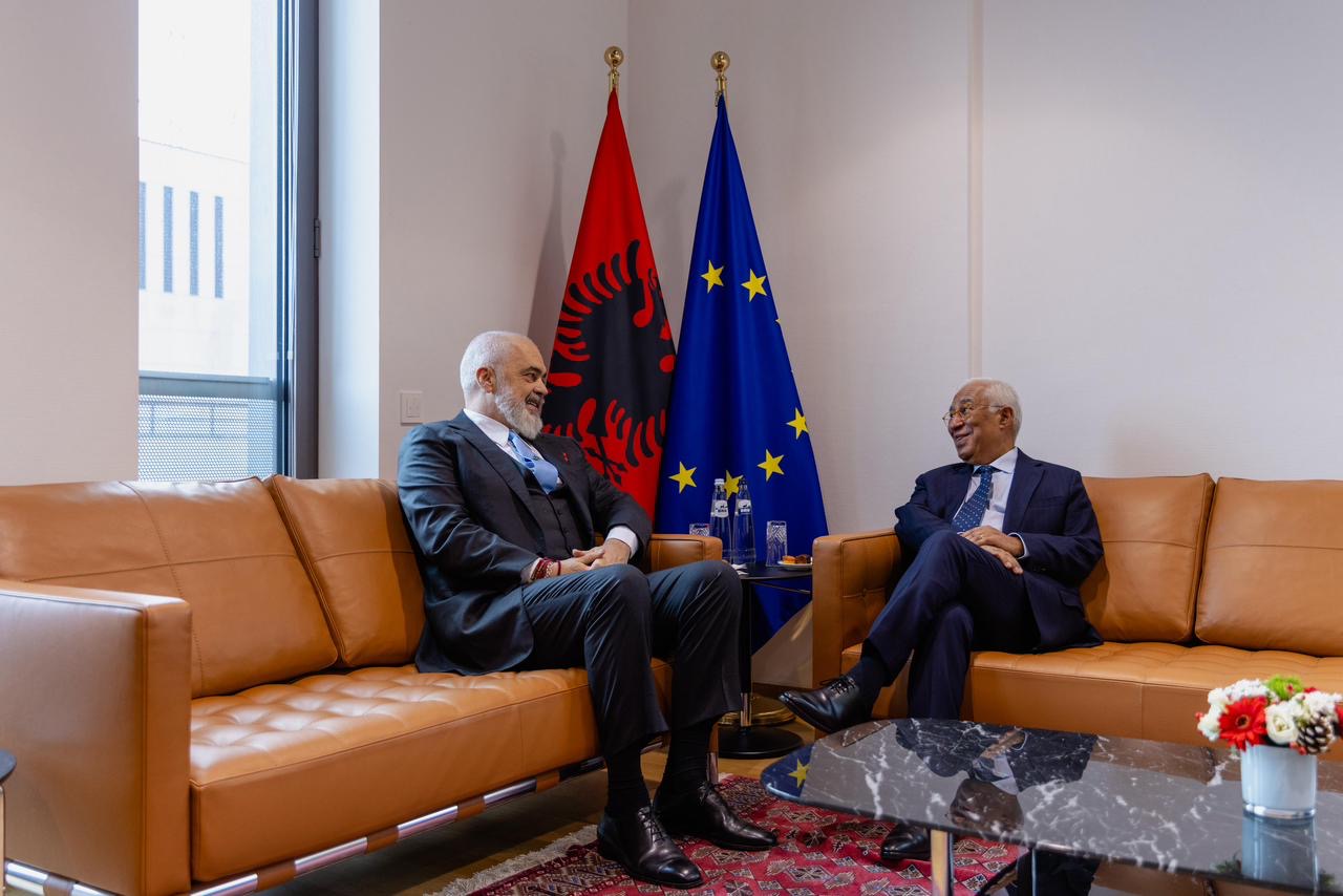 Rama në Bruksel, takon zv Presidentin e Këshillit Evropian, Costa dhe Përfaqësuesen e Lartë për Politikën e jashtme, Kallas