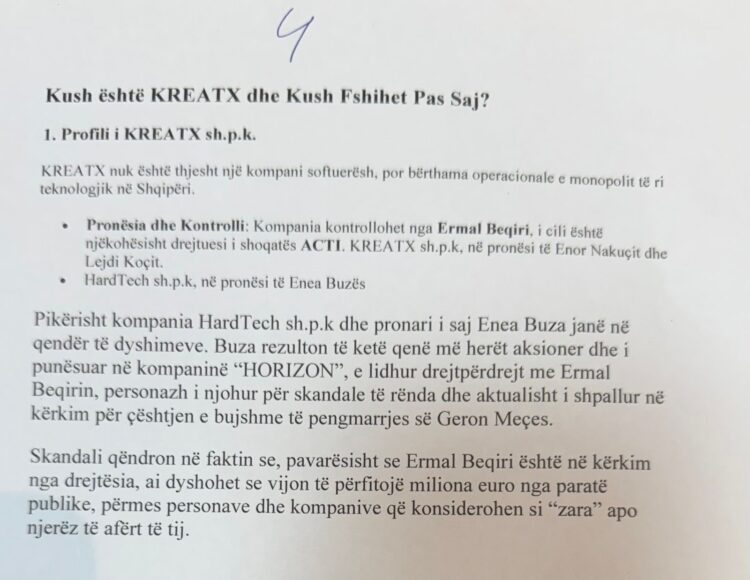 Berisha: Ermal Beqiri alias Armand Frangu krijoi kompaninë ACTI për të zhvatur miliona euro duke shkelur ligjet