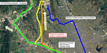 Bllokohet rruga Tiranë–Rinas për dy ditë gjatë natës, ja rrugët alternative