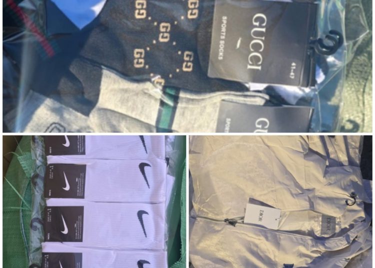 NIKE, GUCCI, DIOR/ Bllokohen mbi 103 mijë palë veshje të dyshuara si të falsifikuara në Durrës