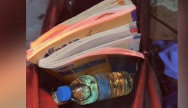 Qeveria e vjedh, në çantën e shkollës edhe një molotov për ta hedhur te muri i kryeministrisë