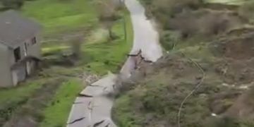 Rama mbrohet: Rrugët u shembën edhe në Portugali